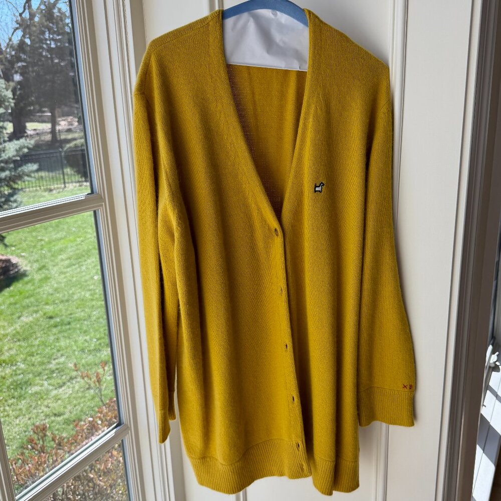 Frances Valentine Angora/Lambswool Collegiate Cardigan - Size 3x